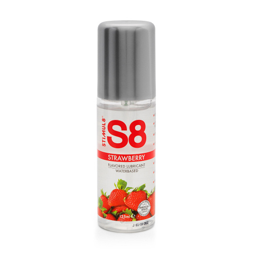 Stimul8 S8 Lubrifiant Sexual pe Baza de Apa cu Aroma de Capsuni 125 ml