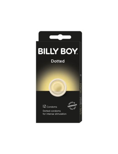 12 Prezervative Latex Billy Boy Dotted cu Striatii