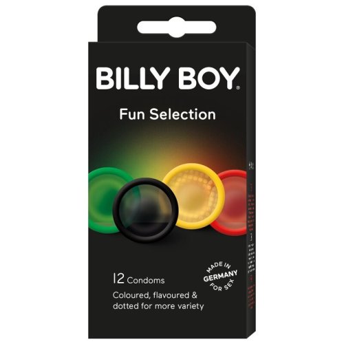 12 Prezervative Latex Billy Boy Fun Selection