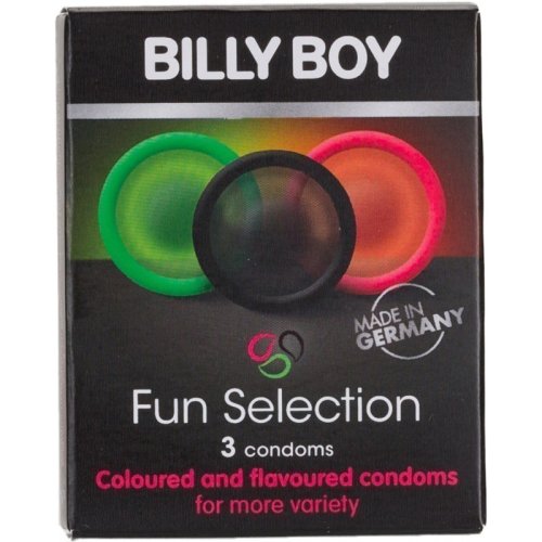 3 Prezervative Latex Billy Boy Fun Selection