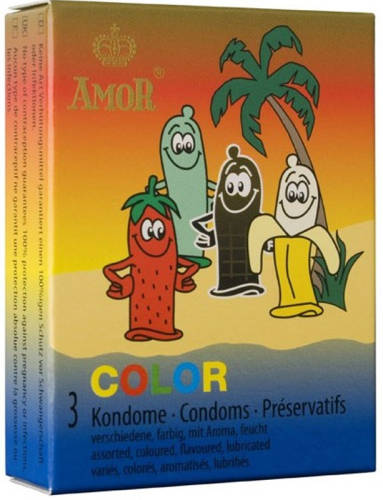 Set 3 Prezervative Amor Color Mix de Arome