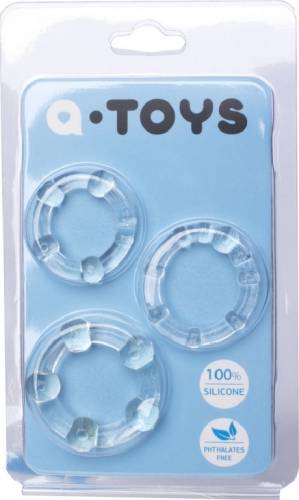 Set Inele Erectie A-Toys Transparent