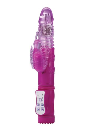 Vibrator Up&Down Butterfly Vibe Pink 26 cm