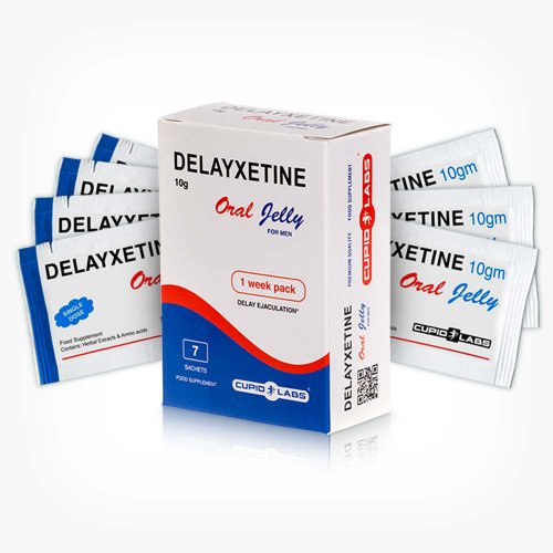 Jeleu Delayxetine Oral Jelly, pentru intarziere ejaculare, One Week Pack, 7 plicuri