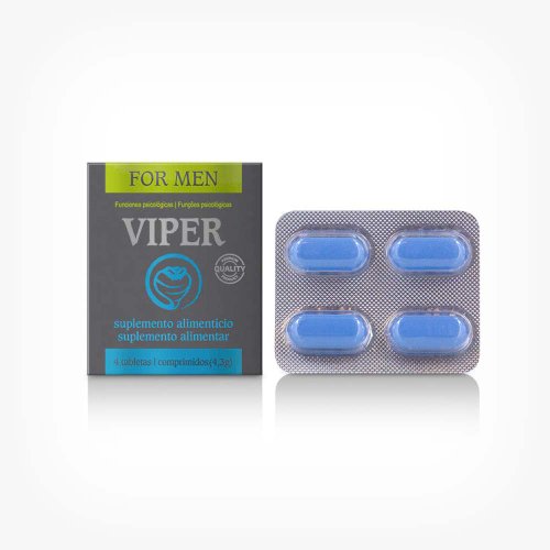 Supliment pentru potenta si stimulare Viper, pentru barbati, 4 capsule